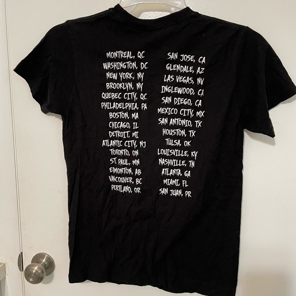 Madonna REBEL HEART TOUR Short sleeve Band Concert T shirt by Tultex 100% Cotton - Picture 4 of 5